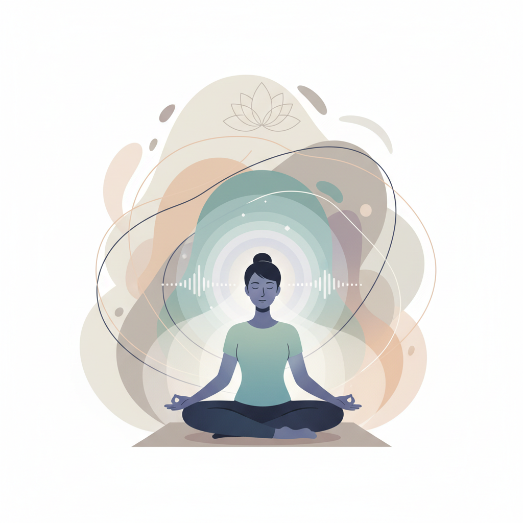 Une personne méditant calmement, symbolisant les techniques de relaxation pour gérer l'anxiété.