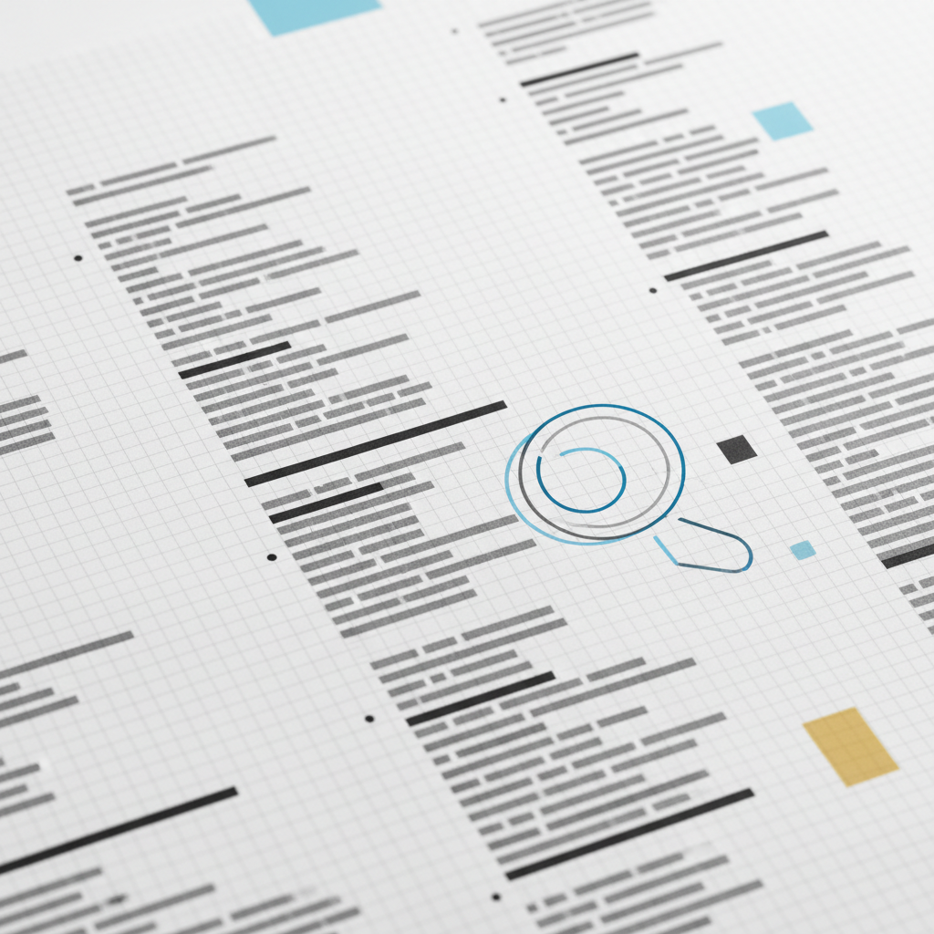 Page d'une bibliographie imprimée, montrant une liste de sources formatées.