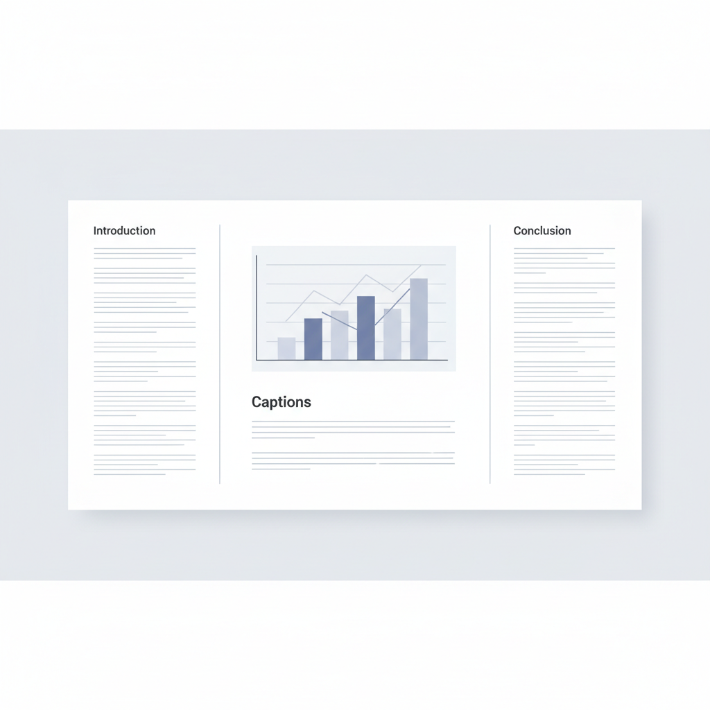 Page de document académique montrant un graphique correctement intégré avec son titre, sa légende et un paragraphe d'analyse.