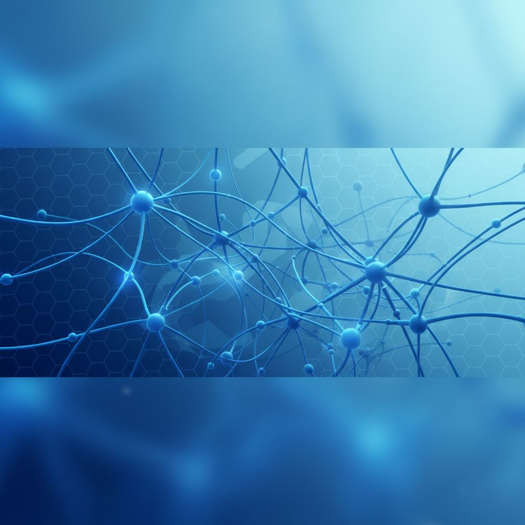 Réseau de neurones artificiels symbolisant l'intelligence artificielle générative.