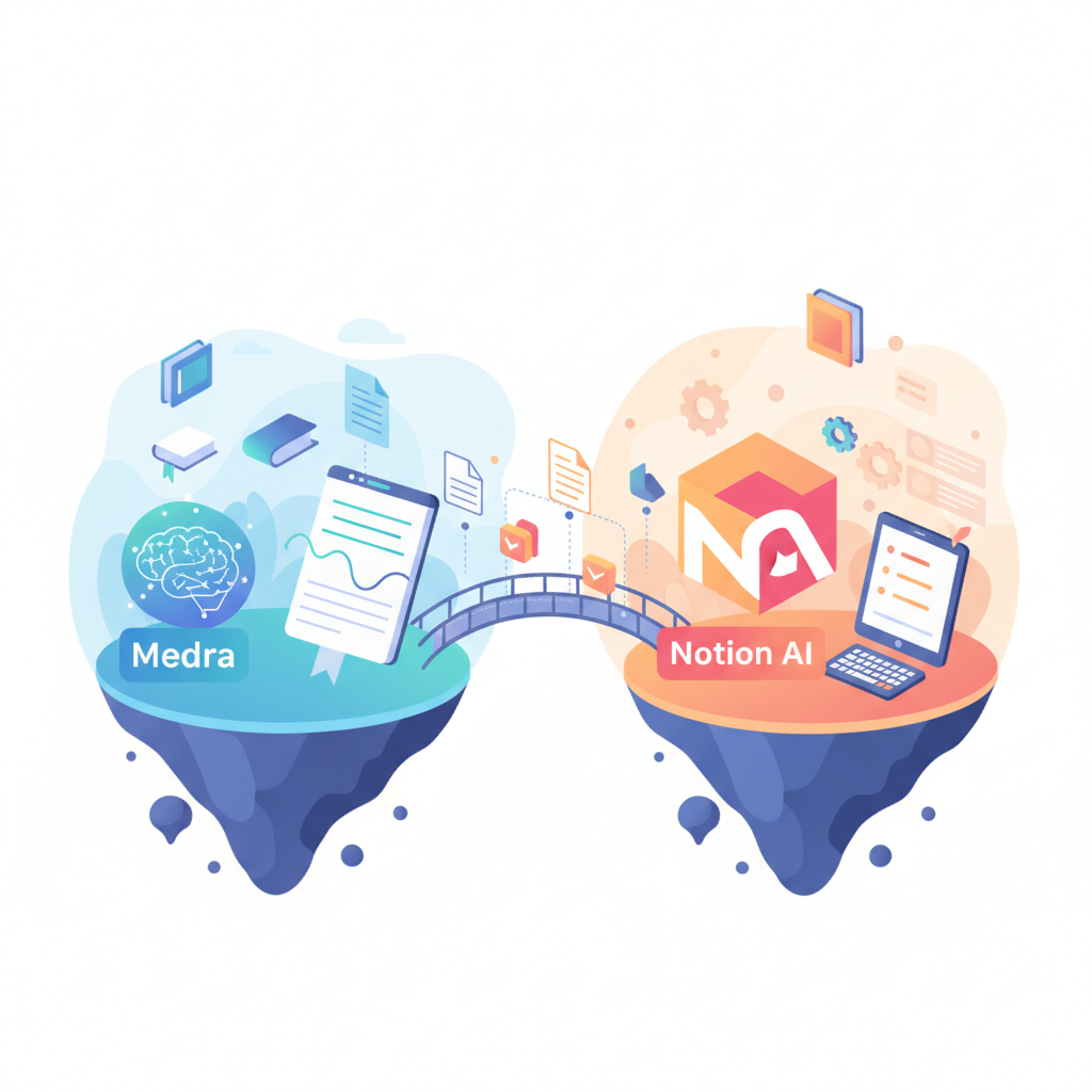 Medra vs Notion IA : Organiser et Rédiger son Mémoire